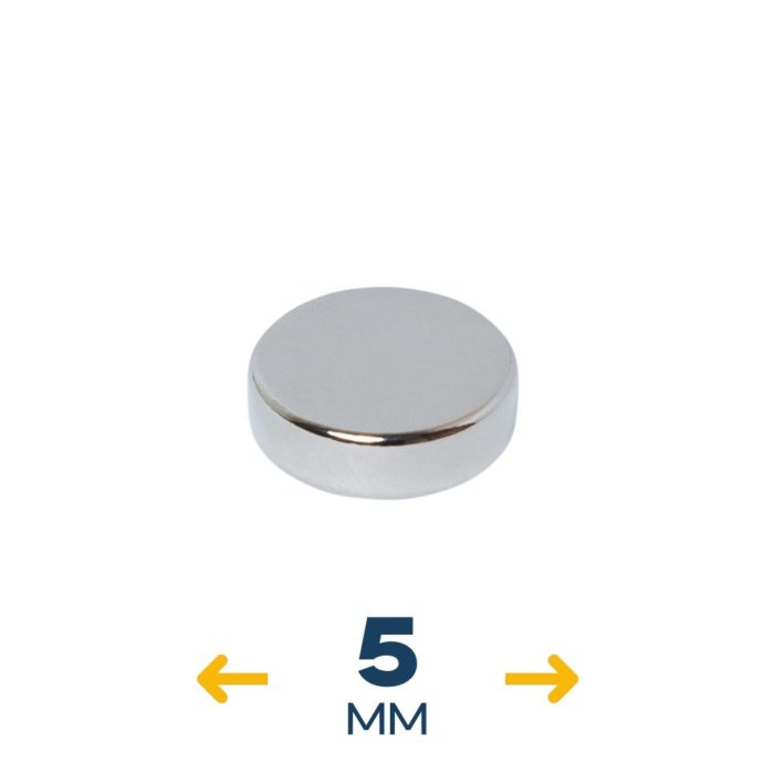 Неодимовый магнитный диск 5×2 мм (~0,3 кг)
