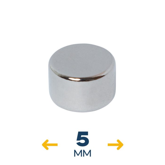 Неодимовый магнитный диск 5×3 мм (~0,45 кг)