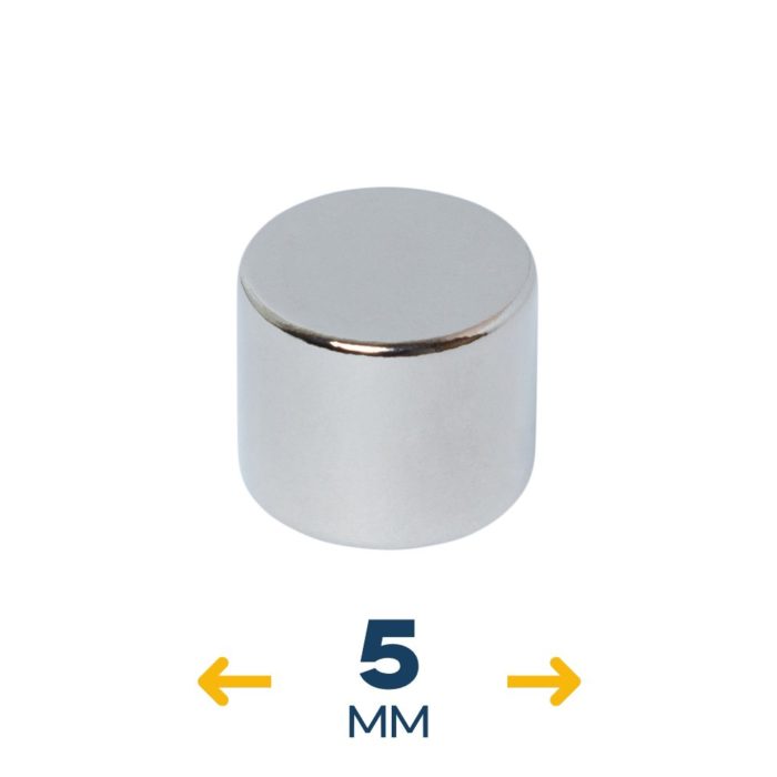 Неодимовый магнитный диск 5×5 мм (~0,8 кг)