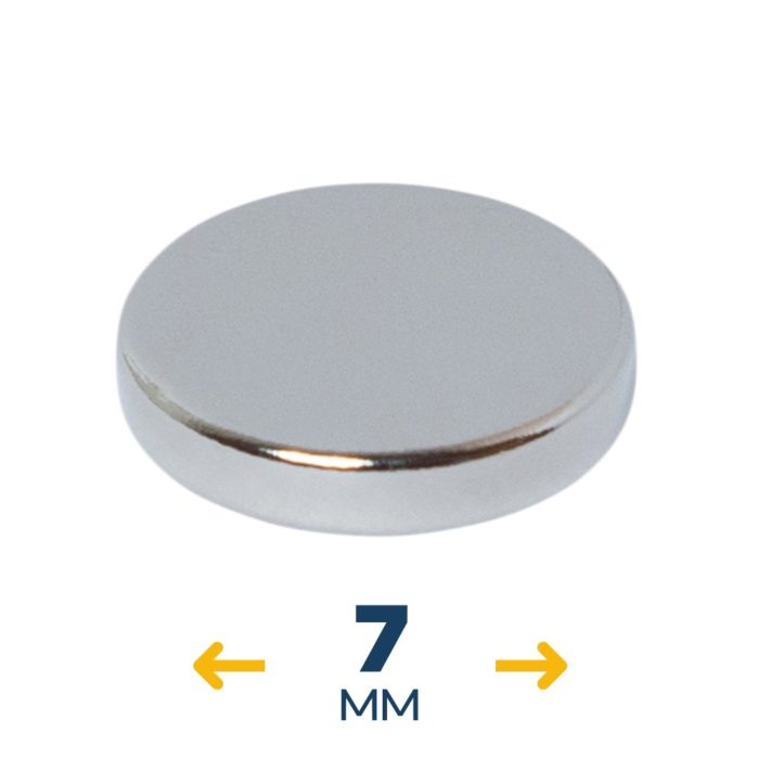 Неодимовый магнитный диск 7×2 мм (~0,5 кг)
