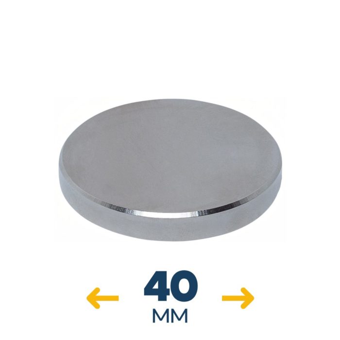 Неодимовый магнитный диск 40×5 мм (15 кг, N42)