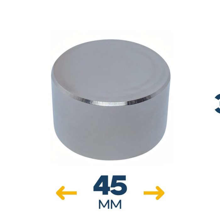Неодимовый магнитный диск 45×30 мм (90 кг, N42)