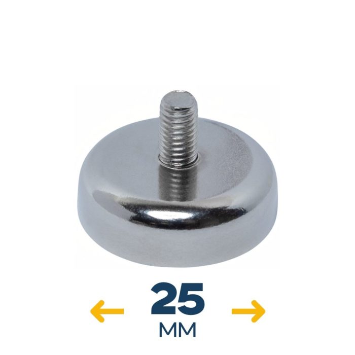 Неодимовое магнитное крепление C25 с винтом M5 (~17 кг)