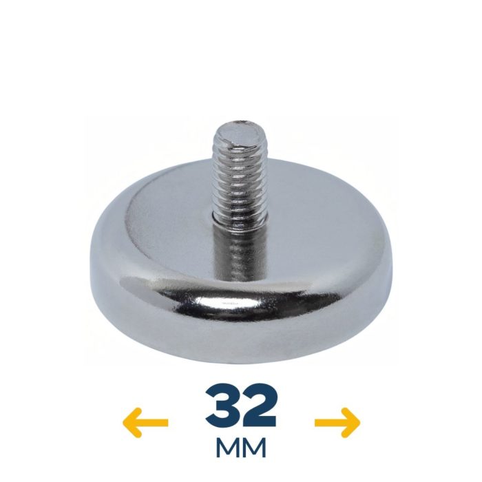 Неодимовое магнитное крепление C32 с винтом M6 (~26 кг)