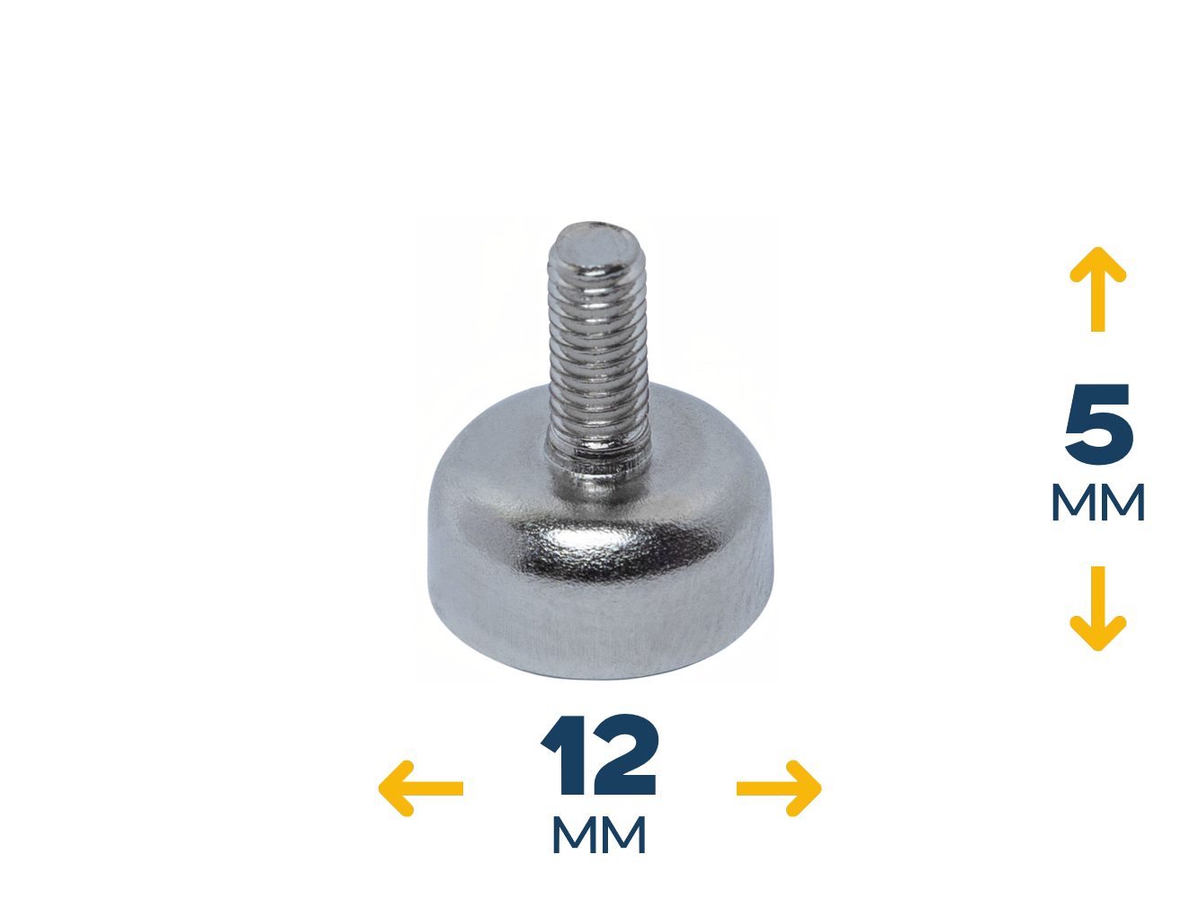 Неодимовое магнитное крепление C12 с винтом M3 (~2,8 кг)